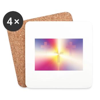 Resplendent light - Coasters (set of 4) - white - Front