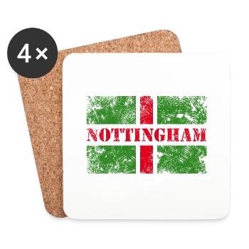 Nottingham Vintage - Dessous de verre (lot de 4) - blanc - Devant