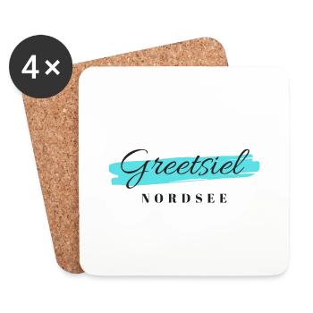 Greetsiel - Untersetzer (4er-Set) - Weiß - Vorne