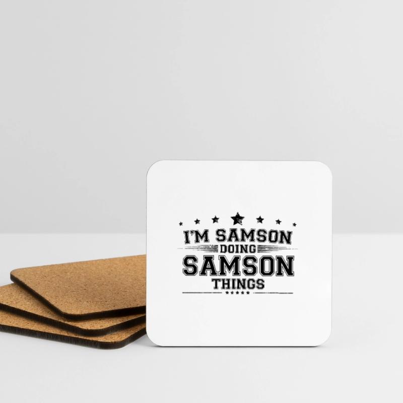 i’m Samson doing Samson things Coasters (set of 4)