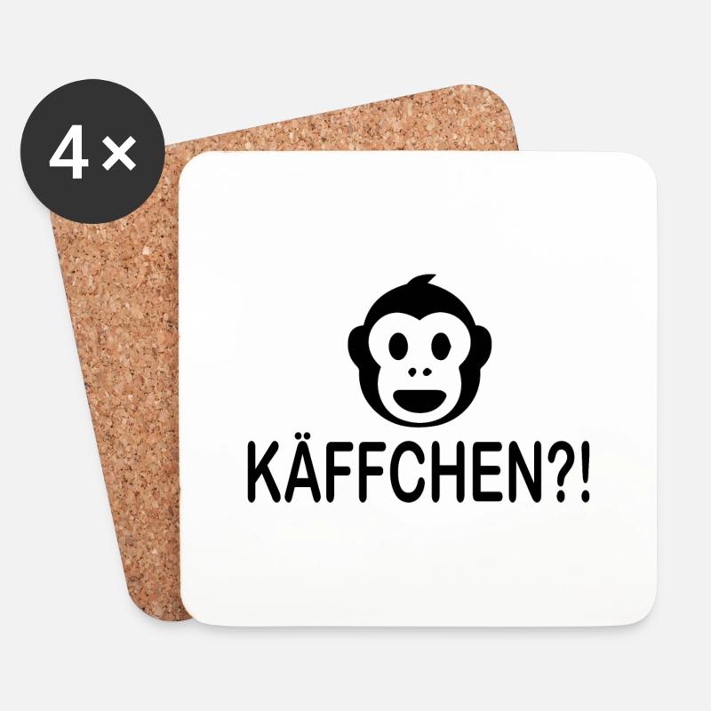 Fun Spaß Lustige - Untersetzer (4er-Set) - Weiß