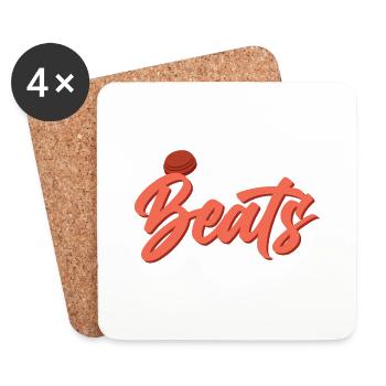 Nothing Beats A Perfect Pair Skeet Clay Shoot - Coasters (set of 4) - white - Front