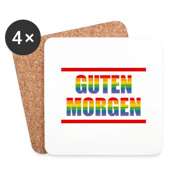 Guten Morgen - Untersetzer (4er-Set) - Weiß - Vorne