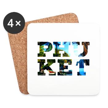 Phuket - Coasters (set of 4) - white - Front