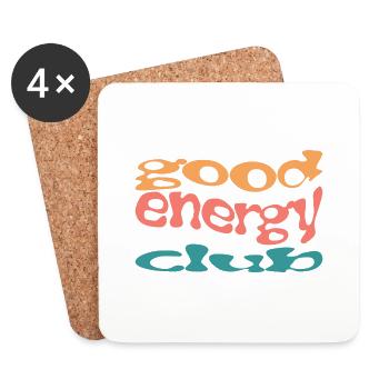 good energy club - Untersetzer (4er-Set) - Weiß - Vorne
