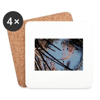 A Tree And Good Blue Sky - Untersetzer (4er-Set) - Weiß - Vorne
