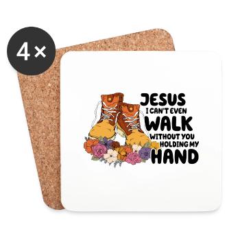 Church Religion Catholic Catholic Jesus Christ - Coasters (set of 4) - white - Front