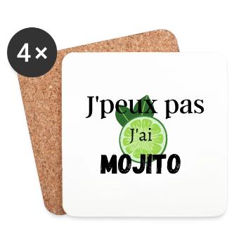 MOJITO - Dessous de verre (lot de 4) - blanc - Devant