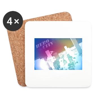 Hero City - Coasters (set of 4) - white - Front