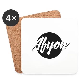 Afyon - Dessous de verre (lot de 4) - blanc - Devant
