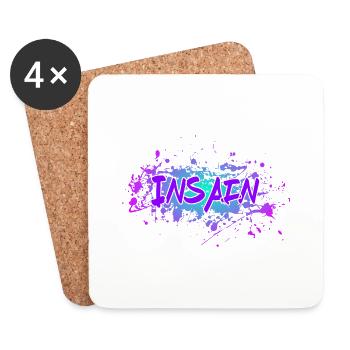 Insain - Untersetzer (4er-Set) - Weiß - Vorne