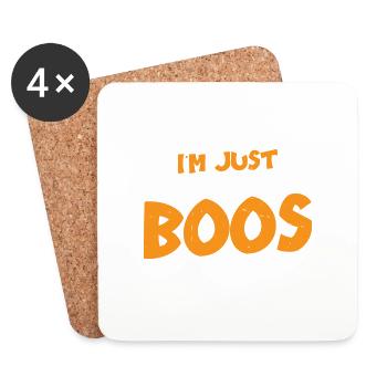 I'm Just Here For The Boos 3 - Coasters (set of 4) - white - Front