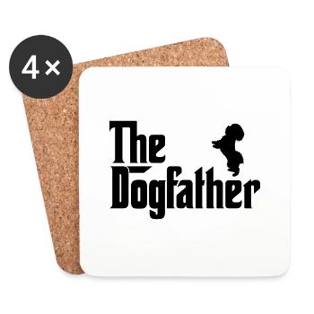 Shih Tzu Hundevater Hund Liebhaber Pate Stil - Untersetzer (4er-Set) - Weiß - Vorne