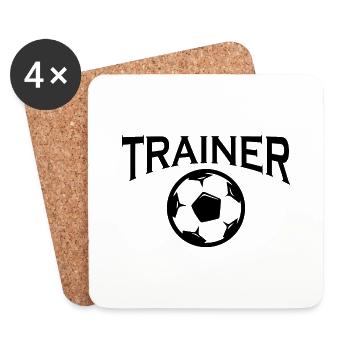 Fußball Football - Dessous de verre (lot de 4) - blanc - Devant