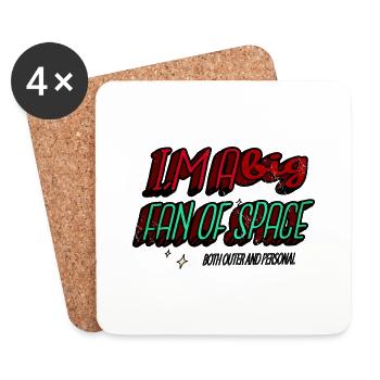 astronomy gifts gift funny jokes awesome - Untersetzer (4er-Set) - Weiß - Vorne
