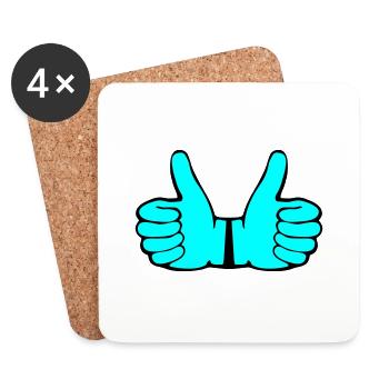 Like Hands - Untersetzer (4er-Set) - Weiß - Vorne