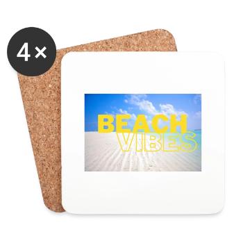 Beach 26 - Untersetzer (4er-Set) - Weiß - Vorne