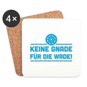 Fahrrad - Untersetzer (4er-Set) - Weiß - Vorne