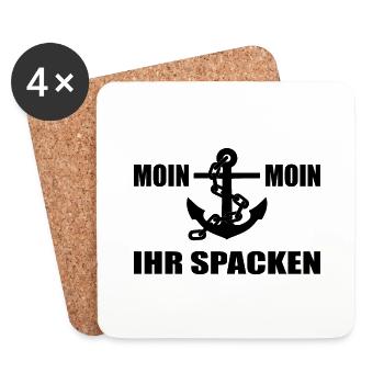 Moin - Untersetzer (4er-Set) - Weiß - Vorne