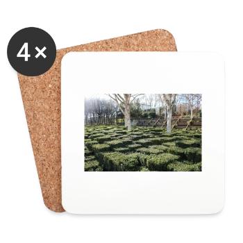 French Zen Garden - Coasters (set of 4) - white - Front