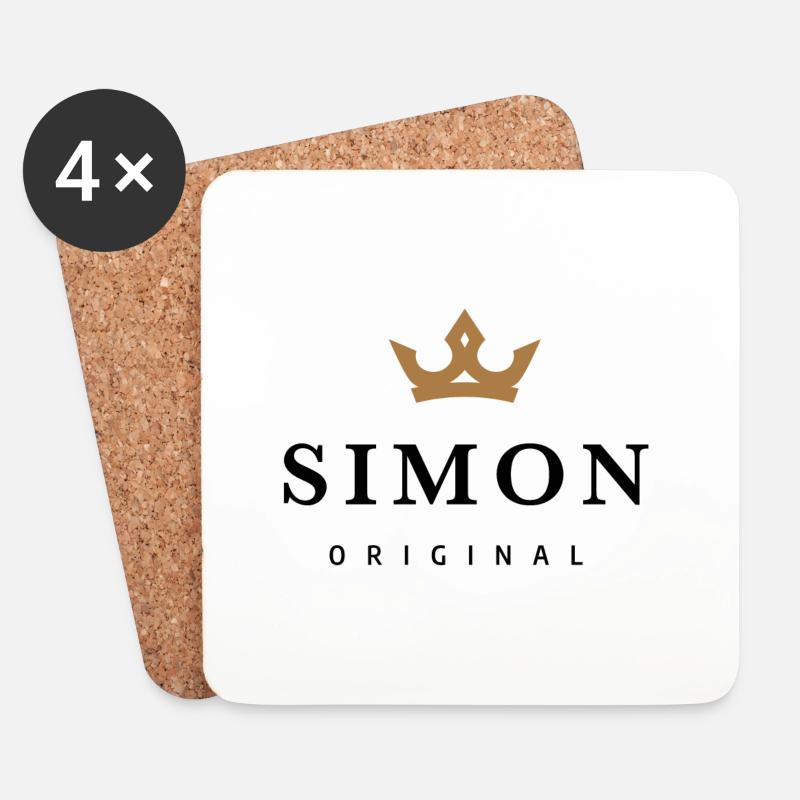 Simon - Untersetzer (4er-Set) - Weiß