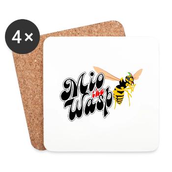 Mio die Wespe m - Untersetzer (4er-Set) - Weiß - Vorne