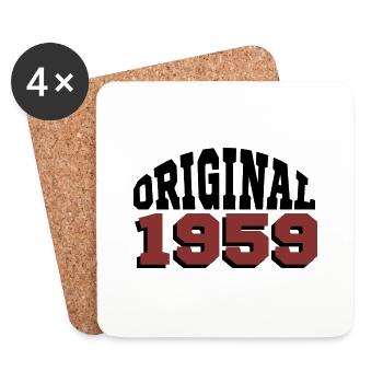 Original 1959 - Coasters (set of 4) - white - Front