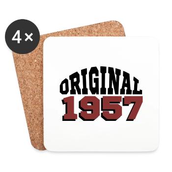 Original 1957 - Coasters (set of 4) - white - Front