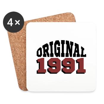 Original 1991 - Dessous de verre (lot de 4) - blanc - Devant