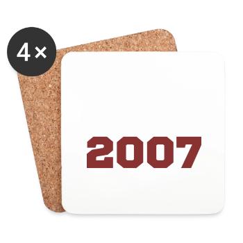 Original 2007 - Coasters (set of 4) - white - Front