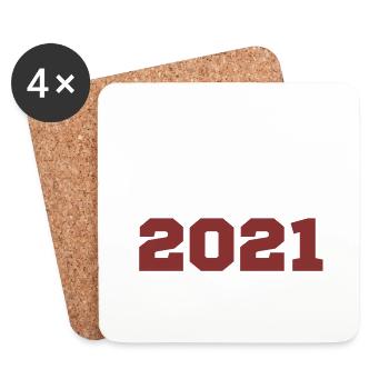 Original 2021 - Dessous de verre (lot de 4) - blanc - Devant