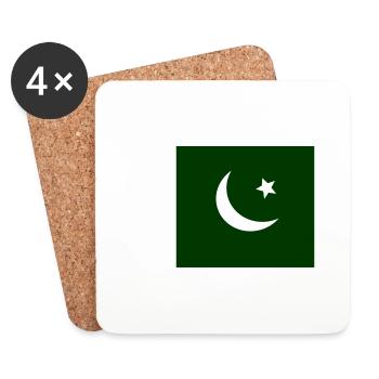 Pakistan - Coasters (set of 4) - white - Front