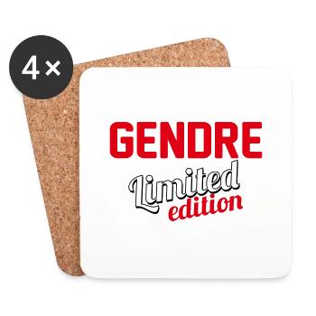 GENDRE LIMITED EDITION - Untersetzer (4er-Set) - Weiß - Vorne