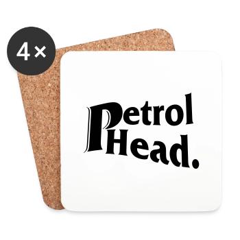 Petrol Head - Untersetzer (4er-Set) - Weiß - Vorne