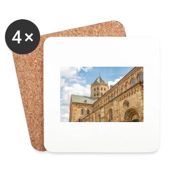Kleine Kirche Osnabrück - Untersetzer (4er-Set) - Weiß - Vorne