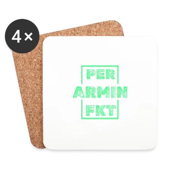 Armin - Untersetzer (4er-Set) - Weiß - Vorne