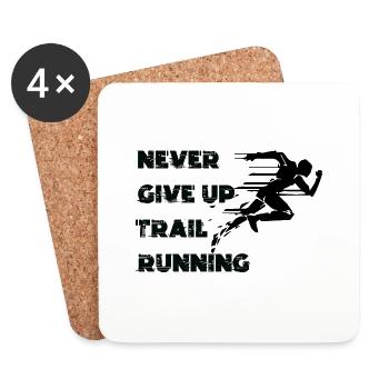 Trail Running Sports - Coasters (set of 4) - white - Front