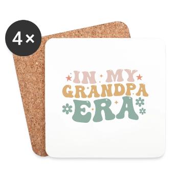 In My Grandpa Era - Dessous de verre (lot de 4) - blanc - Devant