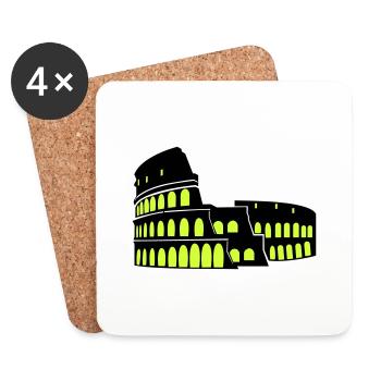 Colosseum - Coasters (set of 4) - white - Front