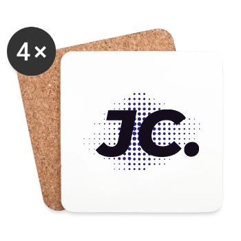 JC. Punkte - Untersetzer (4er-Set) - Weiß - Vorne