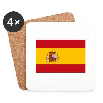 Spanien - Untersetzer (4er-Set) - Weiß - Vorne