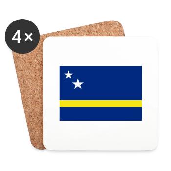 Curacao - Untersetzer (4er-Set) - Weiß - Vorne
