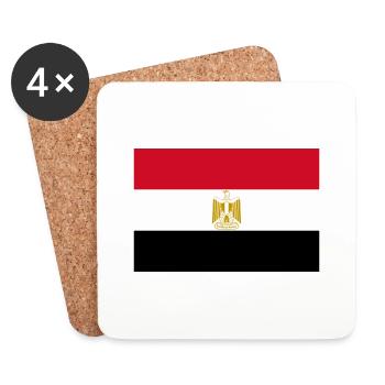 Egypt - Coasters (set of 4) - white - Front