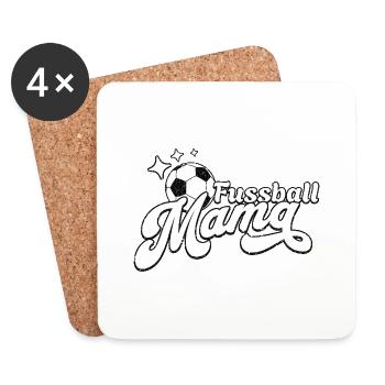 Soccer mom for moms on the soccer field - Coasters (set of 4) - white - Front