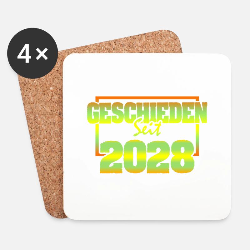 2028 - Untersetzer (4er-Set) - Weiß