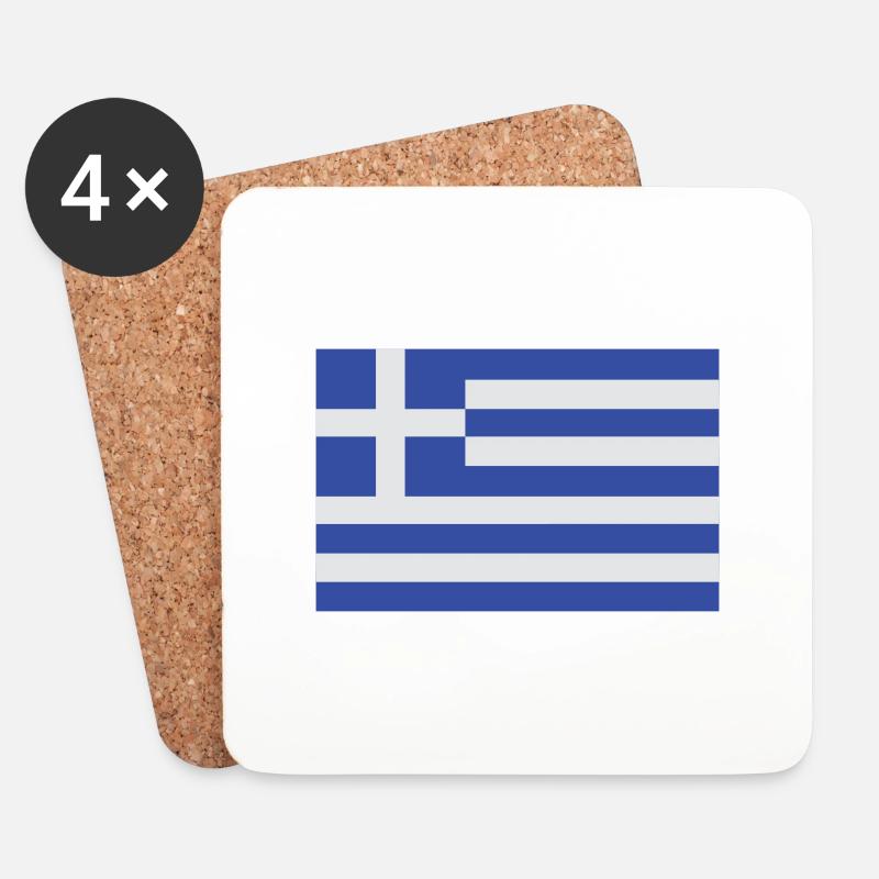greece - Untersetzer (4er-Set) - Weiß