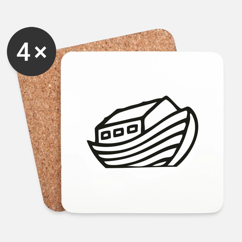 arche1color - Coasters (set of 4) - white