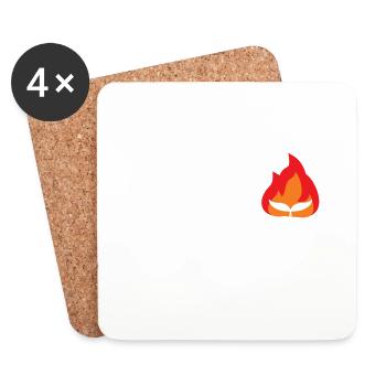 sea parks - Coasters (set of 4) - white - Front