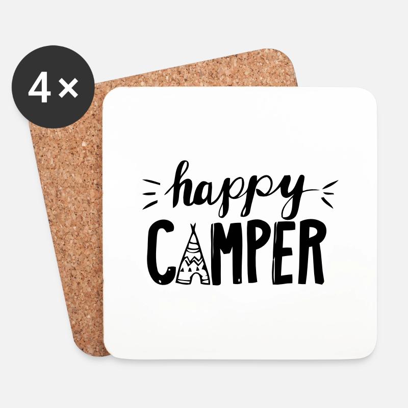 Camper - Coasters (set of 4) - white