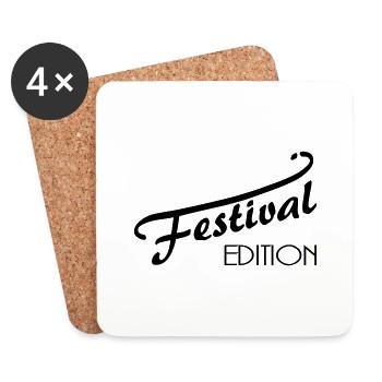 Festival Edition I - Untersetzer (4er-Set) - Weiß - Vorne